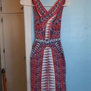 BCBGMaxazaria Tribal Dress XXS